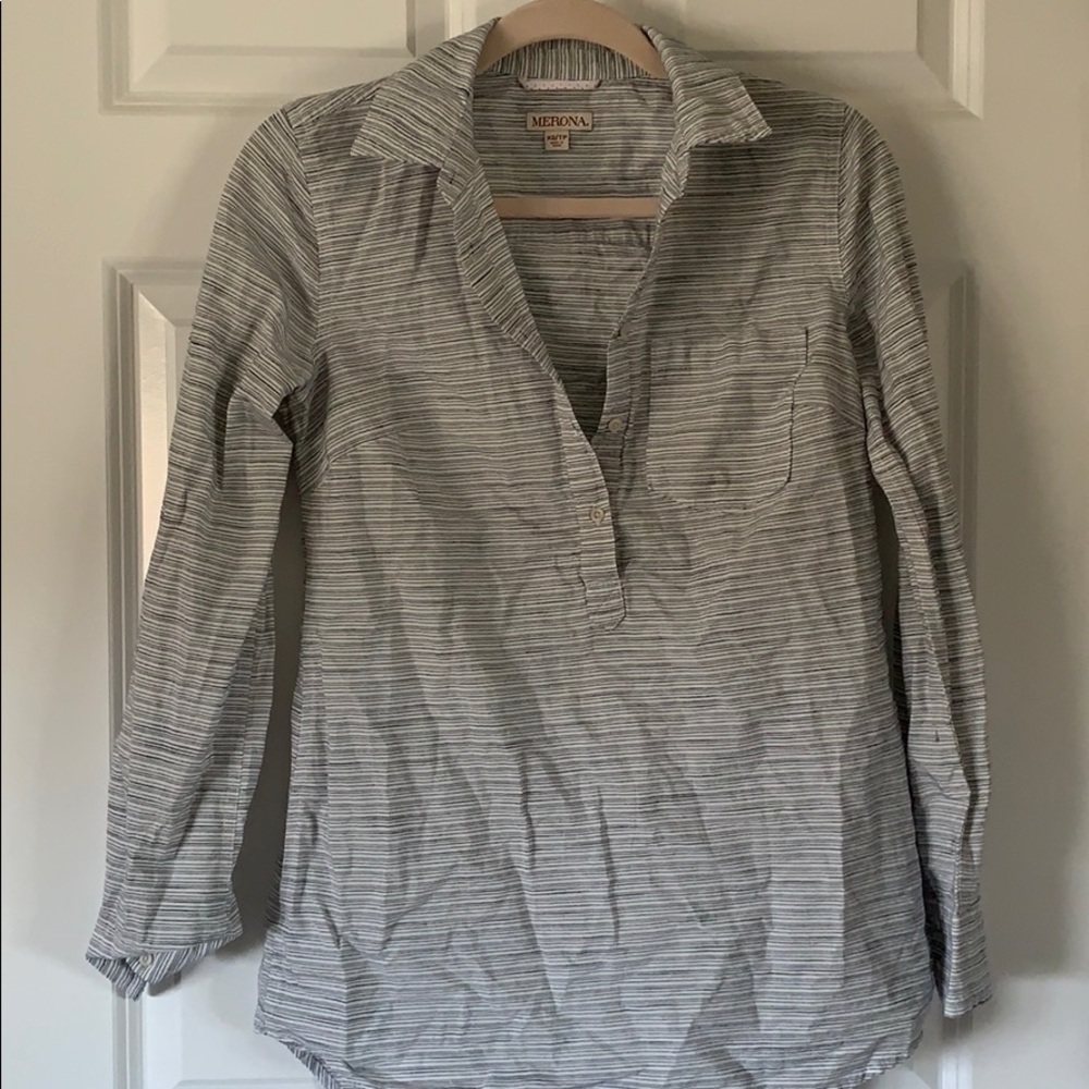 Half Button Down Shirt